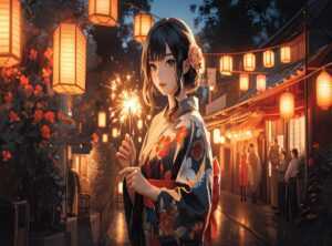 wallpaper santri anime